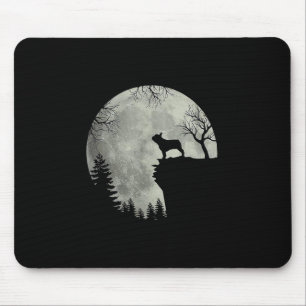 French Bulldog Dog And Moon Halloween Anzug Mousepad