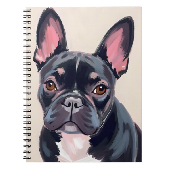 French Bulldog | Dog Pet Painting Notizblock (Vorderseite)