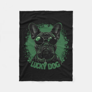 French Bulldog Dog - St. Patrick's Day Saint Paddy Fleecedecke
