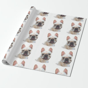 French Bulldog dog wrapping paper Geschenkpapier