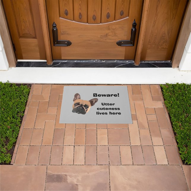 French Bulldog Door Mat Fußmatte (Außenbereich)