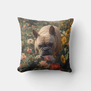 French Bulldog Elegant Throw Kissen