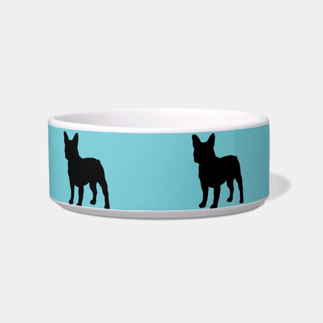 French Bulldog Food Disc Frenchie Bowl Napf (Links)