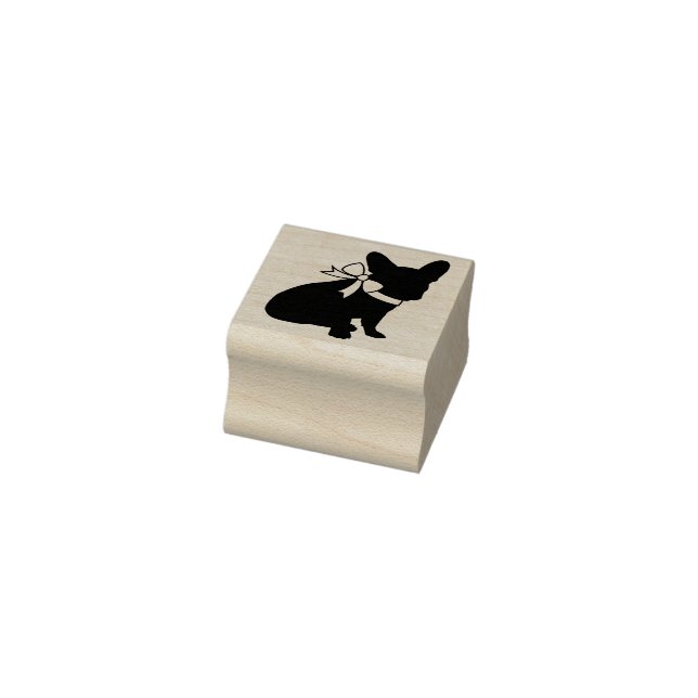 French Bulldog Frenchie Dog Puppy Frenchy Gummistempel (Stempel)