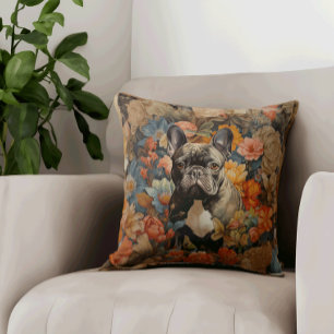French Bulldog Frenchie Garden Tapestation Geburts Kissen