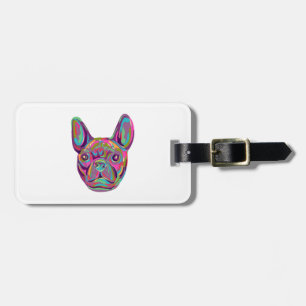 French Bulldog Frenchie Pop Art Gepäckanhänger