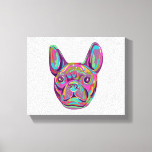 French Bulldog Frenchie Pop Art Leinwanddruck