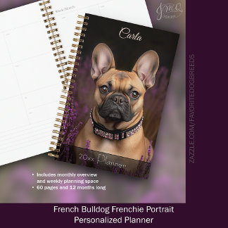 French Bulldog Frenchie Portrait Personnalisé