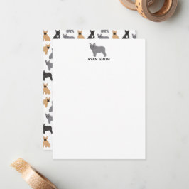 French Bulldog Frenchies Mitteilungskarte