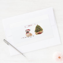 French Bulldog Funny Christmas Dog mit Baum