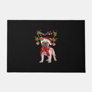 French Bulldog Gorgeous Rentier Weihnachtsbaum Fußmatte