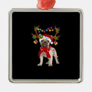 French Bulldog Gorgeous Rentier Weihnachtsbaum Ornament Aus Metall