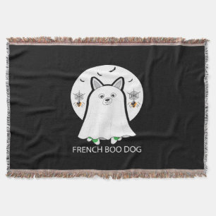 French Bulldog Halloween French Boddog Gift Decke