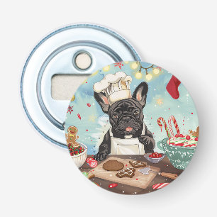 French Bulldog Holiday Baking: Festliche Weihnacht Flaschenöffner