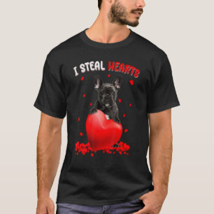 French Bulldog I Steal Hearts Niedlich Hunde Hug H T-Shirt