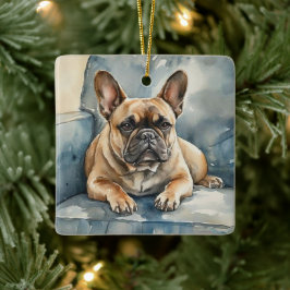 French Bulldog Keramikornament