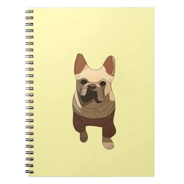 French Bulldog, Lavender Purple Notizblock (Vorderseite)