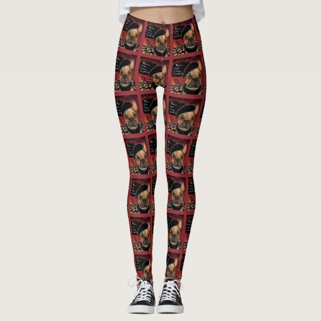 FRENCH BULLDOG LEGGINGS (Vorderseite)