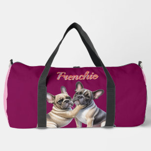 French Bulldog Liebe französische Bulldogge Duffle Bag