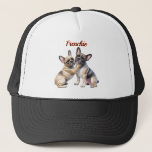 French Bulldog Liebe französische Bulldogge Truckerkappe