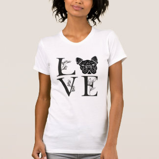 French Bulldog Liebe T Shirt