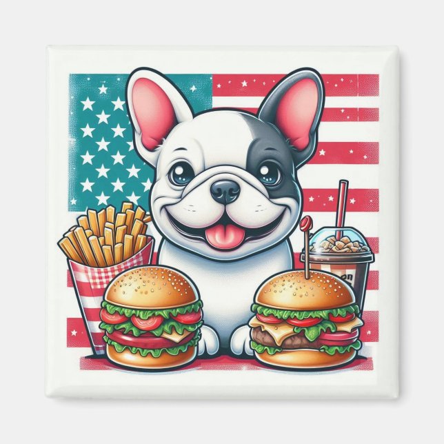 French Bulldog Magnet (Devant)