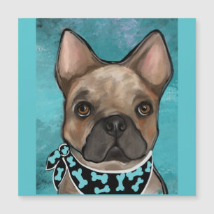 FRENCH BULLDOG MAGNETKARTE
