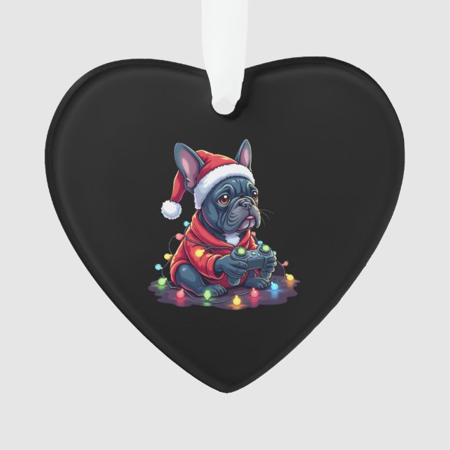 French Bulldog Manette de jeu vidéo Légère Neige S (devant)