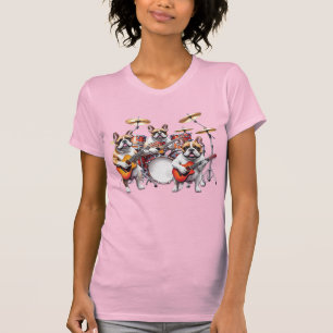French Bulldog Musikband Französische Bulldoggen T-Shirt