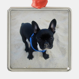 French Bulldog Ornament Personalisiert Aus Metall