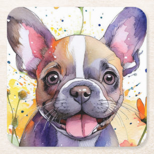 French Bulldog Paper Untersetzer