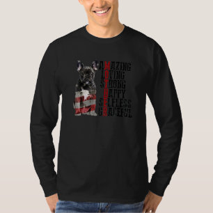 French Bulldog Phantastisch Love Starkes Happy Sel T-Shirt