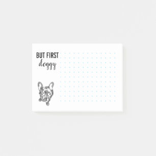 French Bulldog Puppy Notes Post-it Klebezettel
