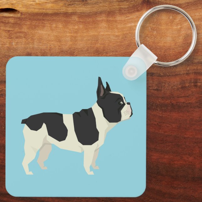 French Bulldog Schlüsselanhänger (Rückseite)