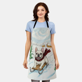 French Bulldog Sledding, Trivet Schürze