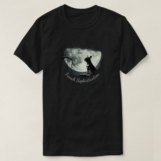 French Bulldog Sophistication T-Shirt (Design vorne)