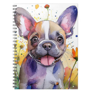 French Bulldog Spiral Notebook Notizblock