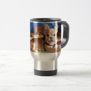 French Bulldog süßer Welpe Reisebecher