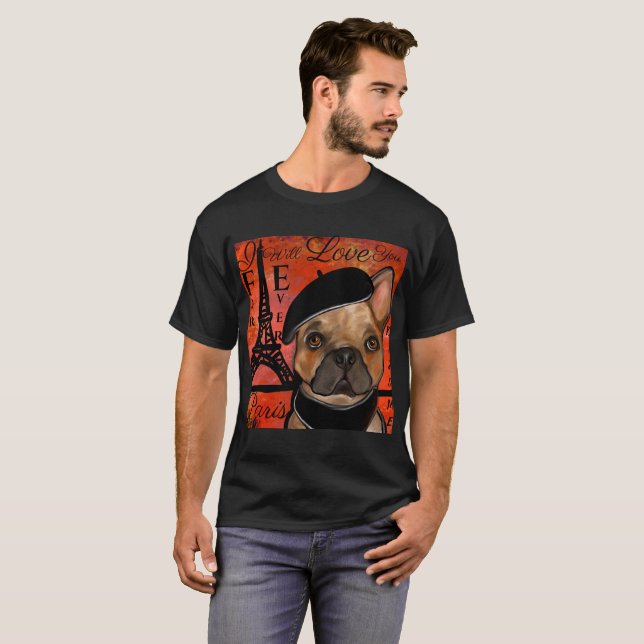 FRENCH BULLDOG T-Shirt (Vorne ganz)