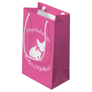 French Bulldog Themenparty - Babydusche pink Kleine Geschenktüte