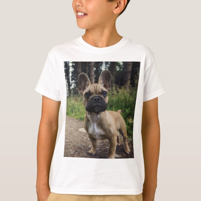 French Bulldog Throw Pillow T-Shirt (Vorderseite)