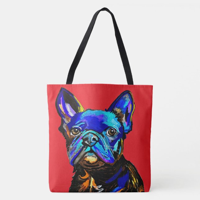 French Bulldog Tote Bag Tasche (Vorderseite)