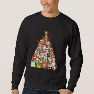 French Bulldog Tree Christmas Sweater Xmas Haustie Sweatshirt