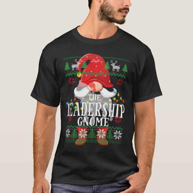 French Bulldog Ugly Christmas Sweater Holiday Gift T-Shirt (Vorderseite)