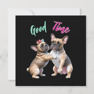 French Bulldog verliebt Valentinstag