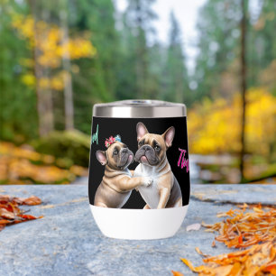French Bulldog verliebt Valentinstag