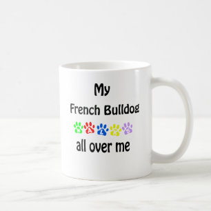 French Bulldog Walking Design Kaffeetasse