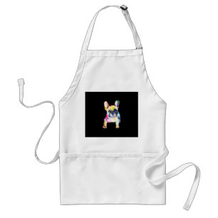 French Bulldog Watercolor Hand Drawing Gift Schürze
