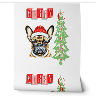 French Bulldog Weihnachtsgeschenk Tapete