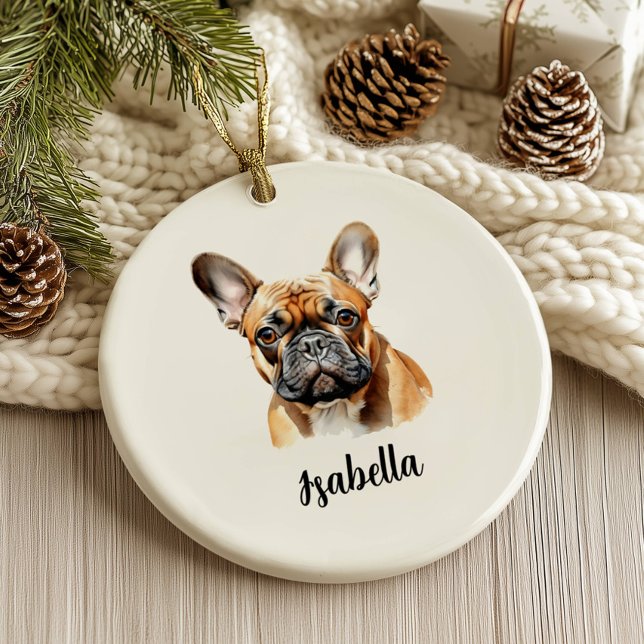 French Bulldog Weihnachtsschmuck (Von Creator hochgeladen)
